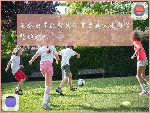 足球明星的智慧之言启迪人生与梦想的追求